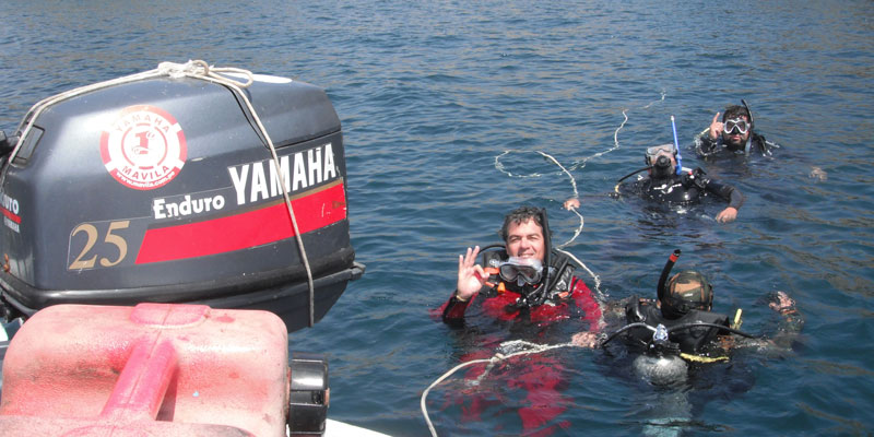 scuba diving in peru